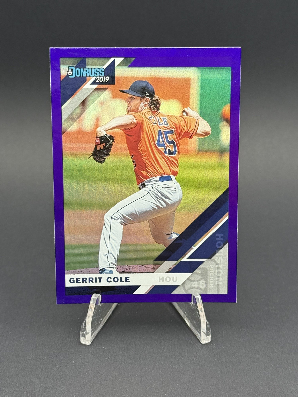 2019 Donruss #162 Gerrit Cole Holo Purple