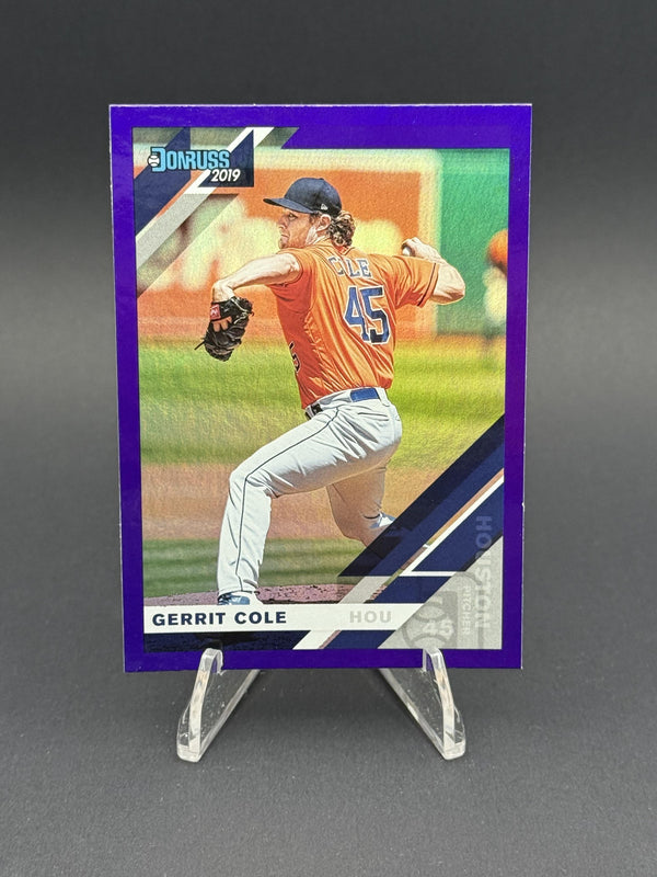 2019 Donruss #162 Gerrit Cole Holo Purple