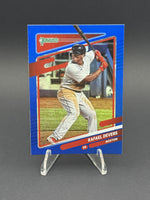 2021 Donruss #141 Rafael Devers Holo Blue