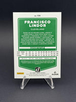 2021 Donruss #139a Francisco Lindor Holo Blue