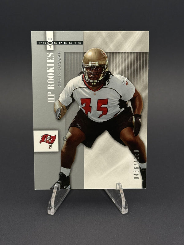 2006 Fleer Hot Prospects #109 Davin Joseph (RC) #0436/1150