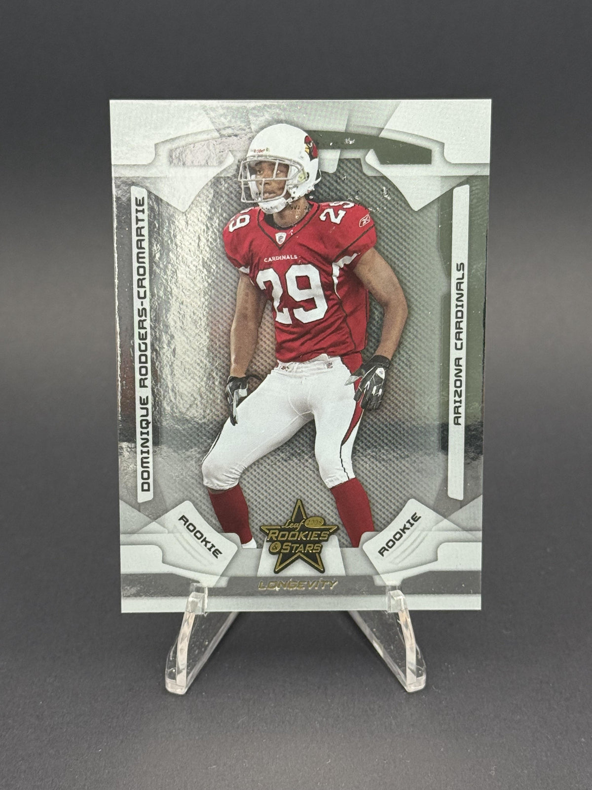 2008 Leaf Rookies & Stars #135 Dominique Rodgers-Cromartie (RC) #878/999