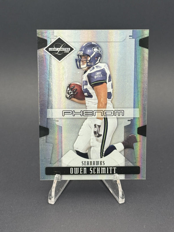 2008 Leaf Limited #274 Owen Schmitt (RC) #612/999