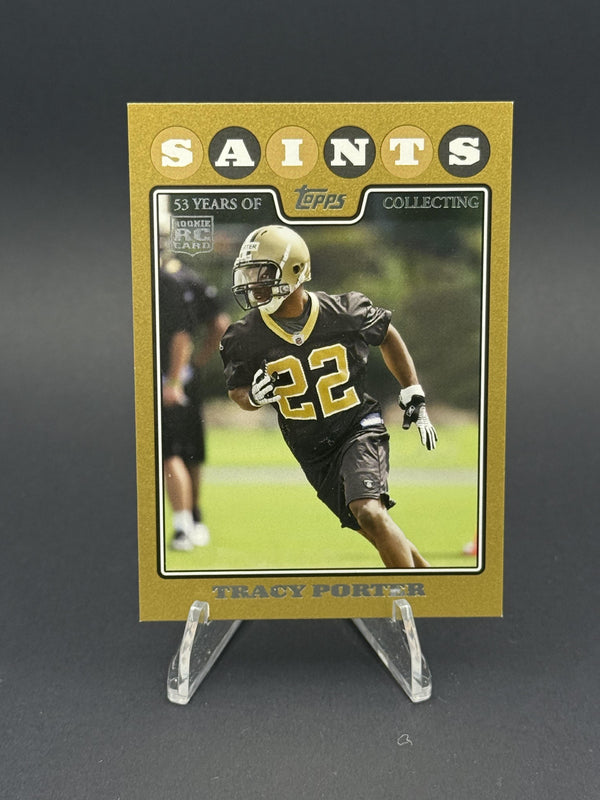 2008 Topps #432 Tracy Porter Gold (RC) #1593/2008