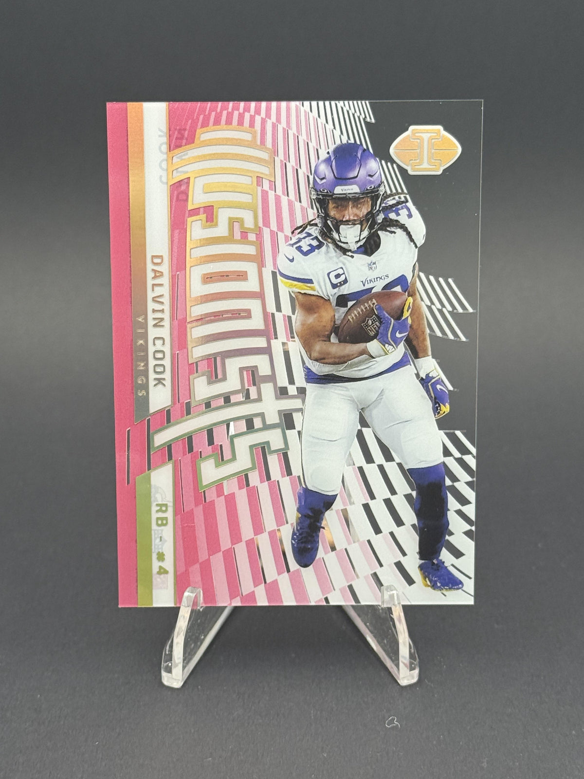 2022 Panini Illusions #I-8 Dalvin Cook Illusionists Pink #146/399