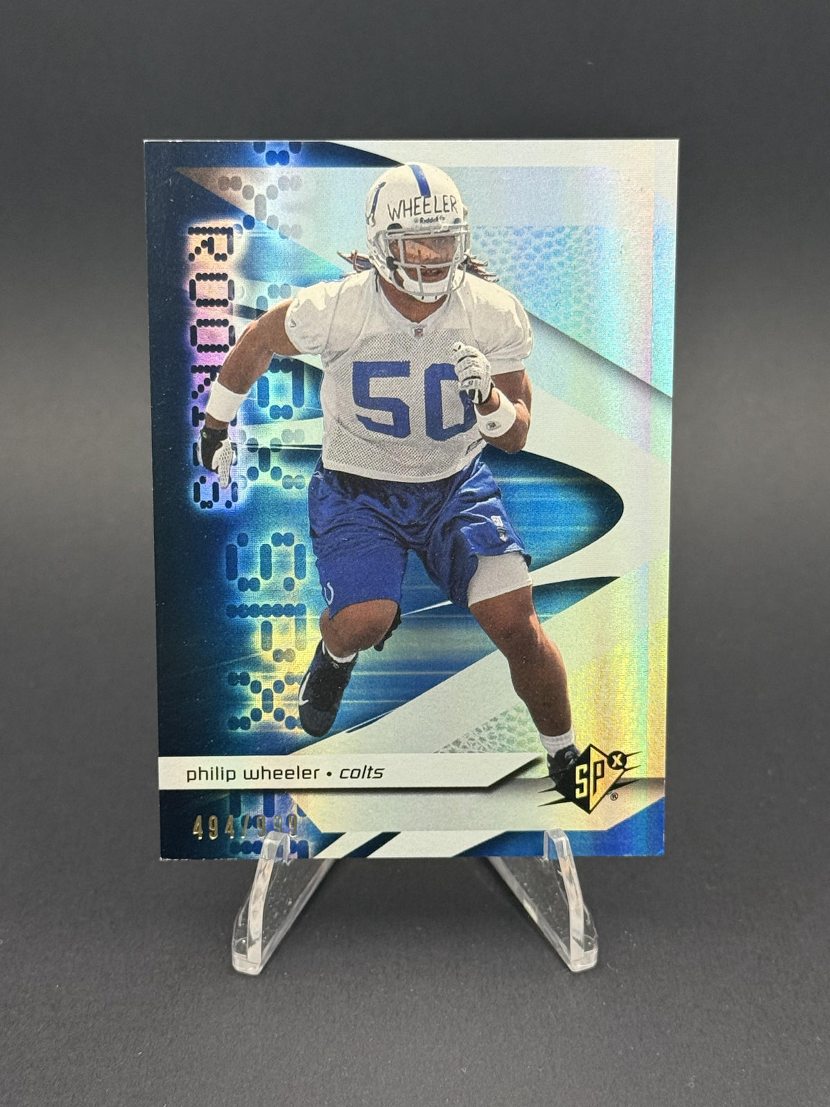 2008 SPx #136 Philip Wheeler (RC) #494/999
