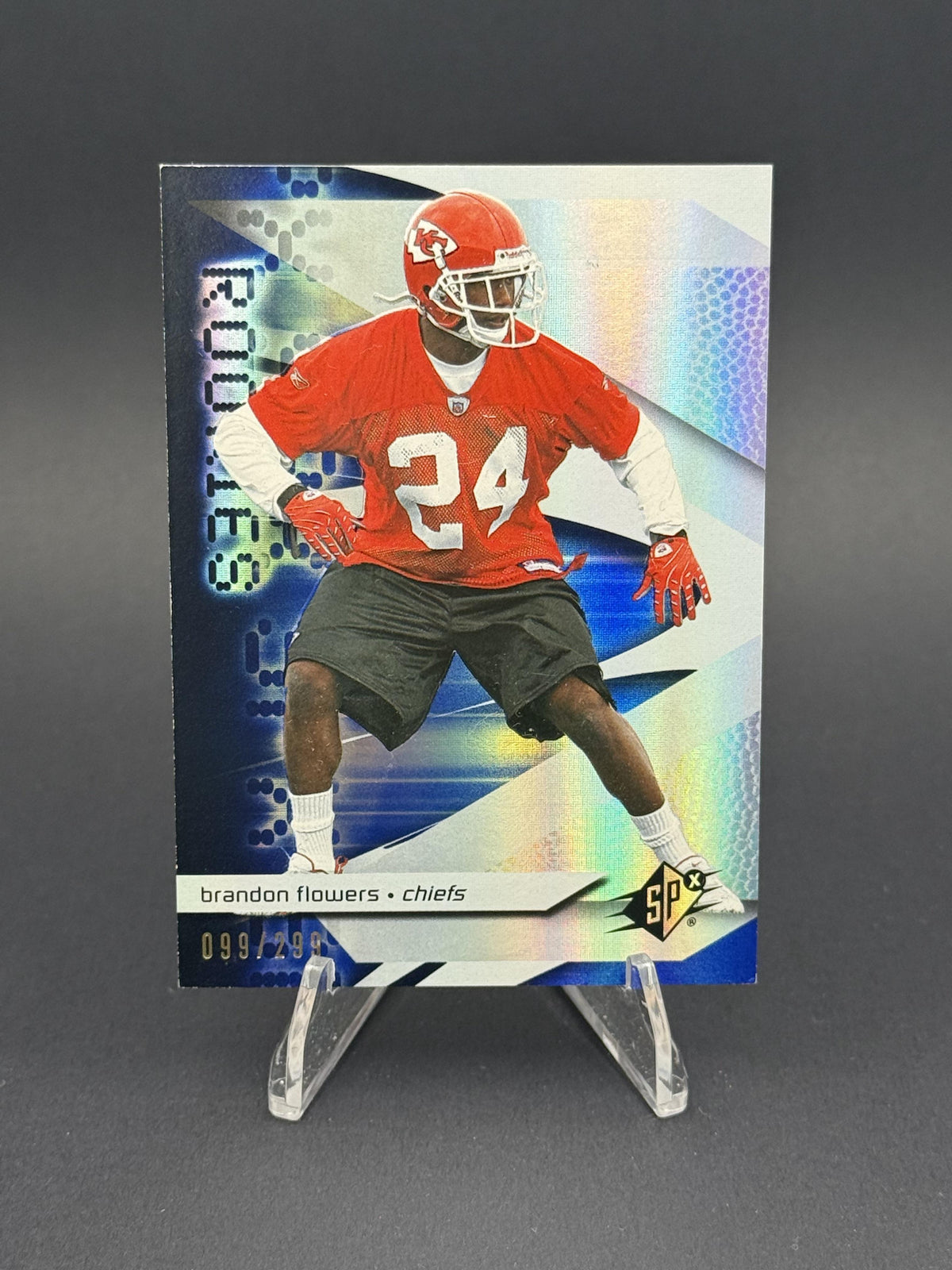 2008 SPx #97 Brandon Flowers Silver Holofoil Rookies (RC) #099/299