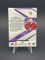 2008 SPx #105 Erin Henderson (RC) #401/999