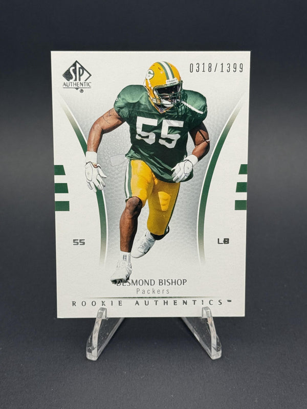 2007 SP Authentic #157 Desmond Bishop (RC) #0318/1399