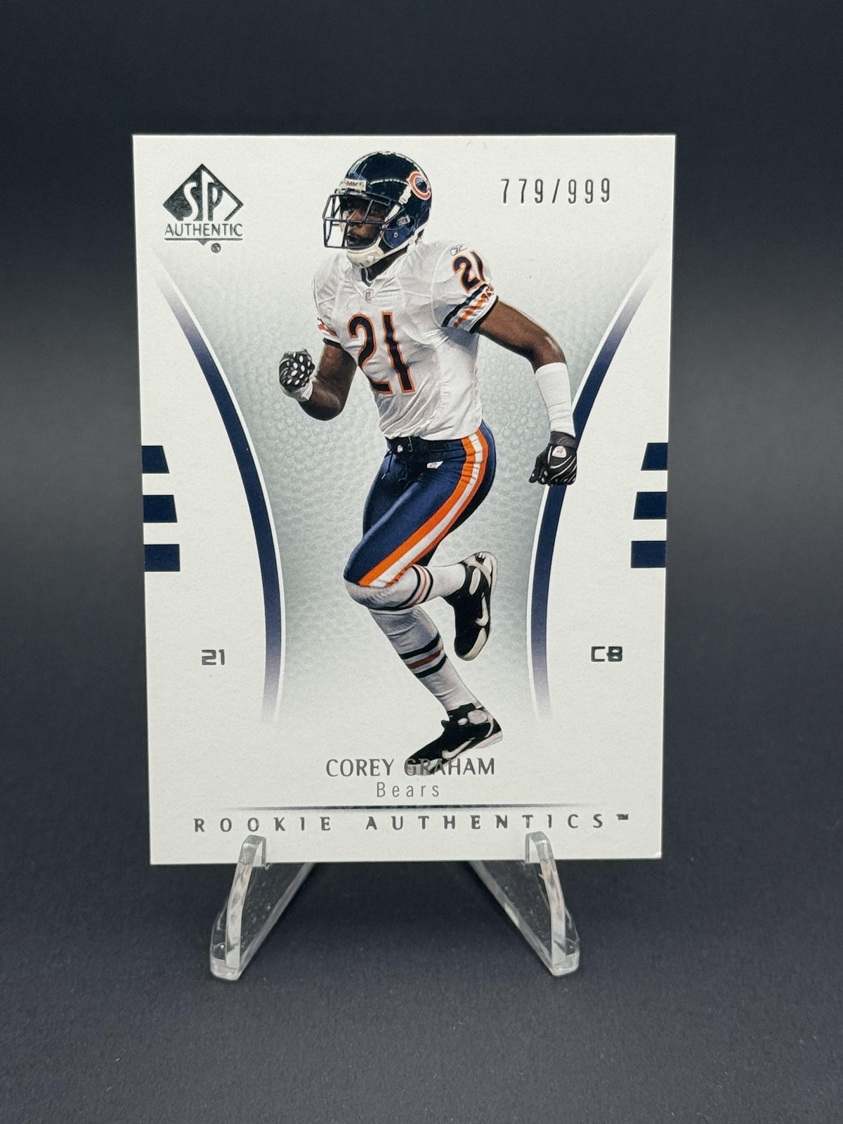 2007 SP Authentic #183 Corey Graham (RC) #779/999