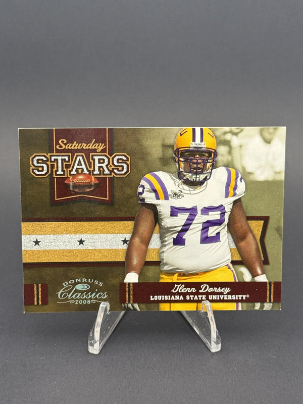 2008 Donruss Classics #SS-13 Glenn Dorsey Sat Stars Jerseys #134/250