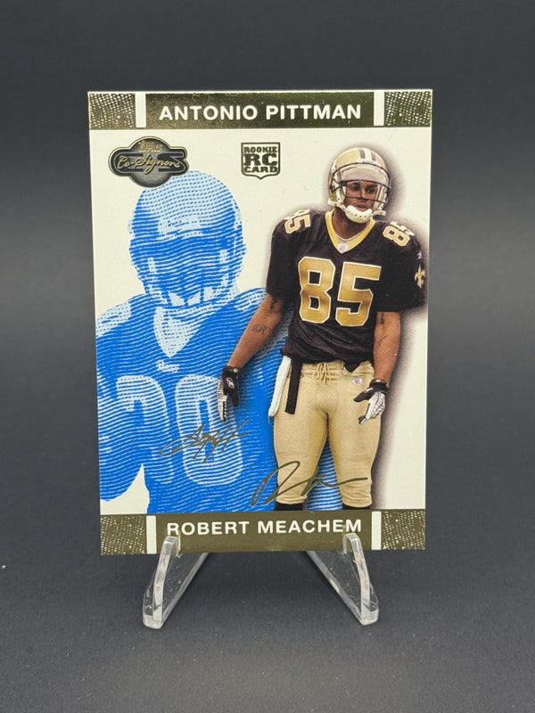 2007 Topps Co-Signers #87a Meachem / Pittman CFGold-Blue #184/349