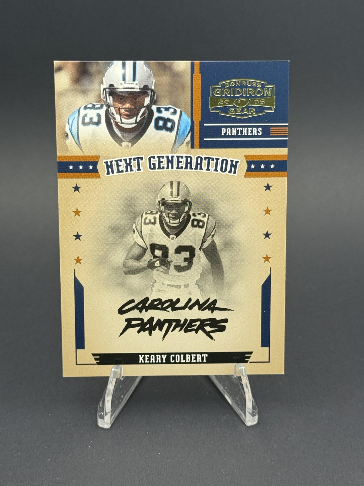 2005 Donruss Gridiron Gear #NG-6 Keary Colbert Next Generation Gold #0470/1000