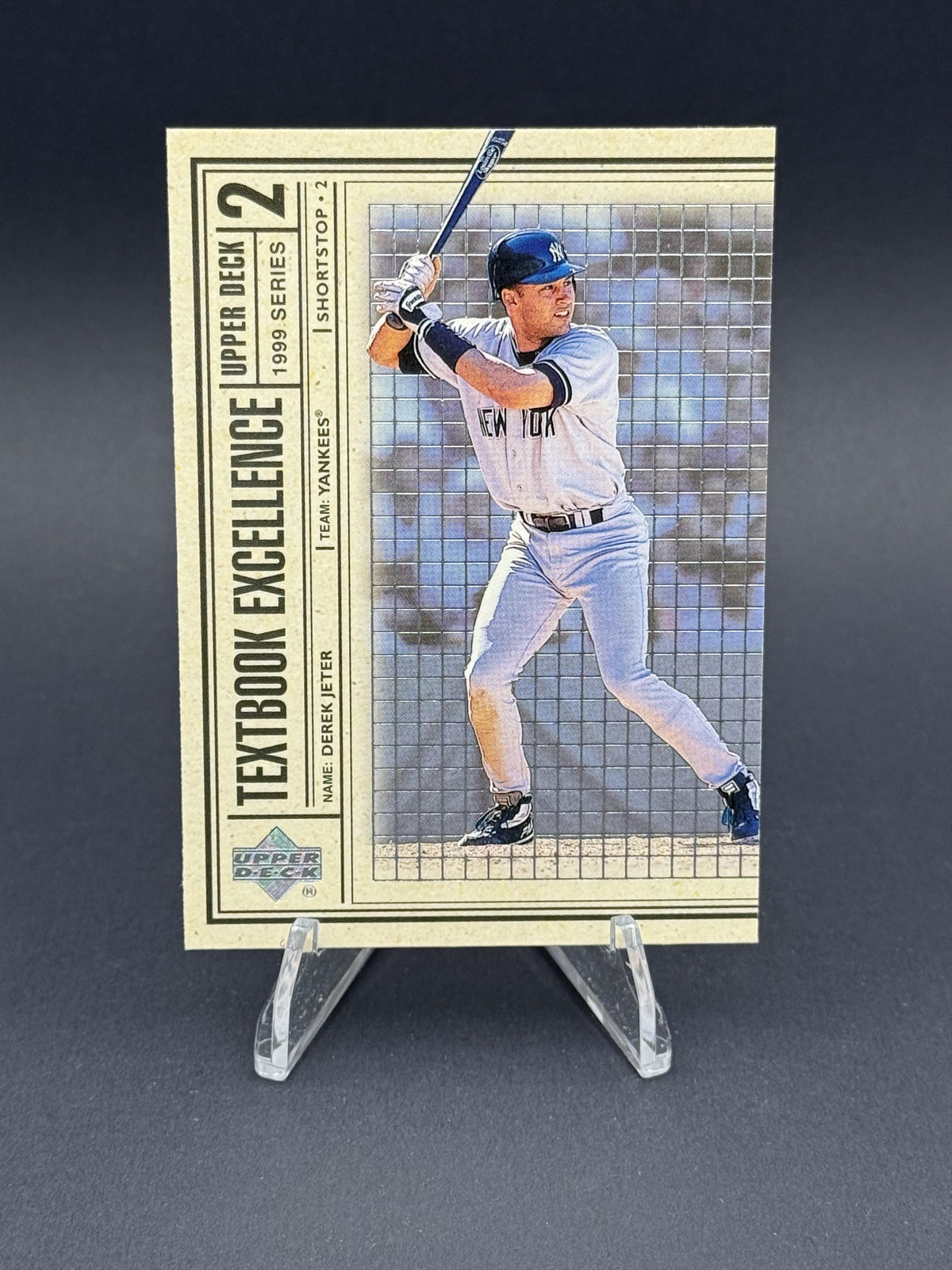 1999 Upper Deck #T17 Derek Jeter Textbook Excellence