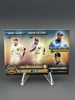 2000 Pacific #9 Hernandez/Jeter/Rivera/Williams Diamond Leaders