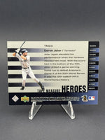 2002 Upper Deck Piece of History #TM23 Derek Jeter Tape Measure Heroes