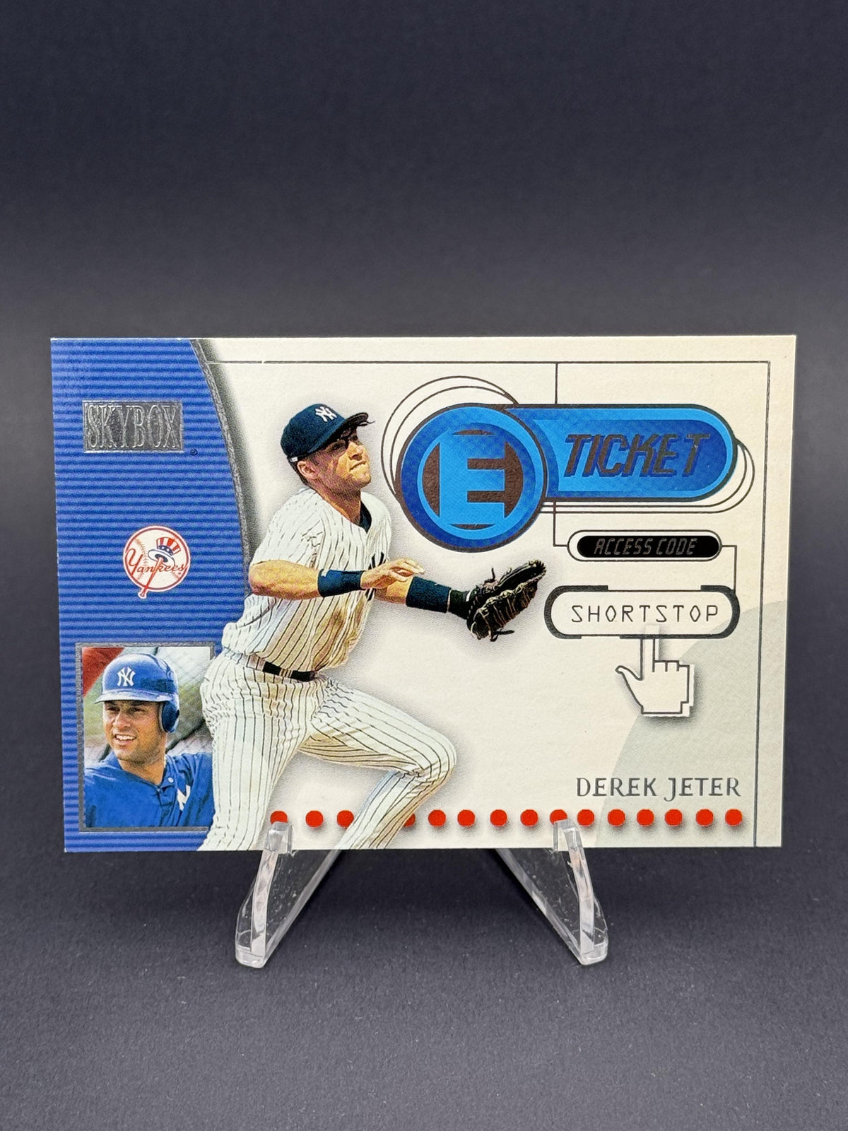 2000 SkyBox #2ET Derek Jeter E-Ticket