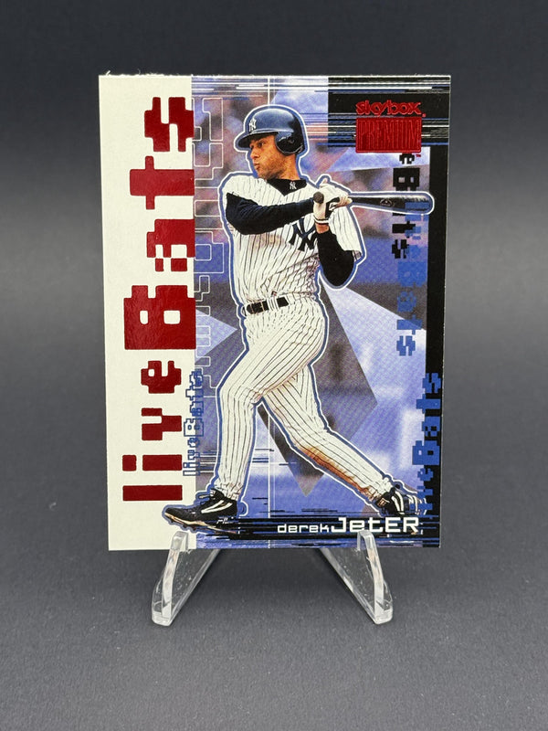 1999 SkyBox Premium #11LB Derek Jeter Live Bats