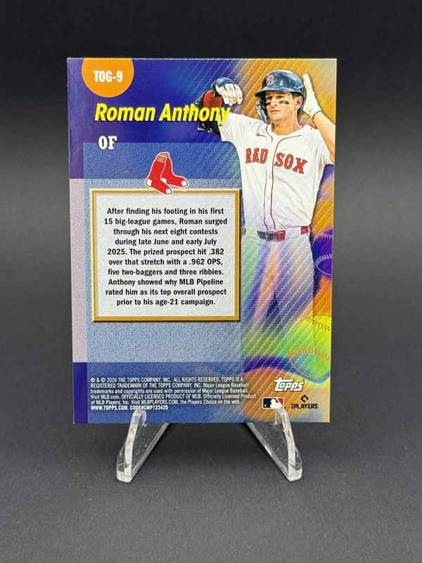 2026 Topps #TOG-9 Roman Anthony Titans of the Game (RC)
