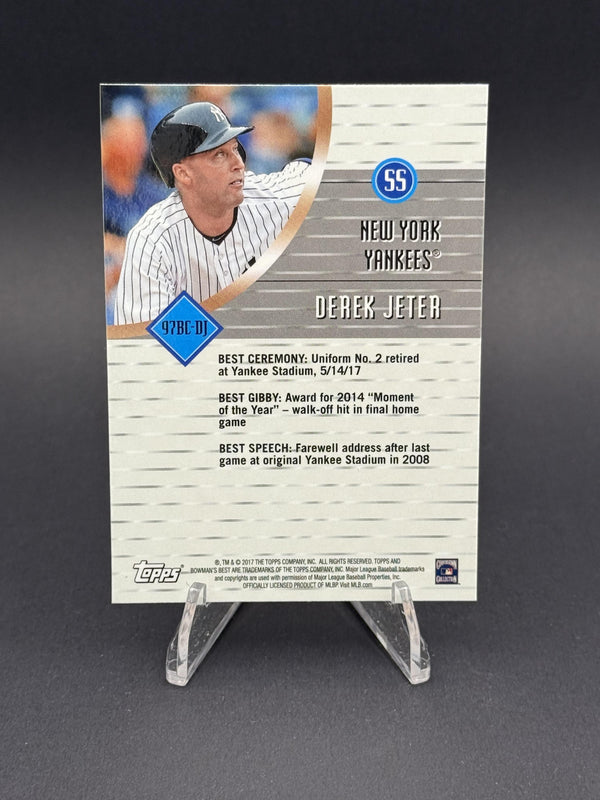 2017 Bowman's Best #97BC-DJ Derek Jeter 1997 Best Cuts