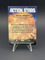 2023 Topps Chrome Update #ASC-16 Bryce Harper Action Stars