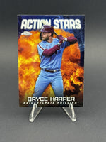 2023 Topps Chrome Update #ASC-16 Bryce Harper Action Stars