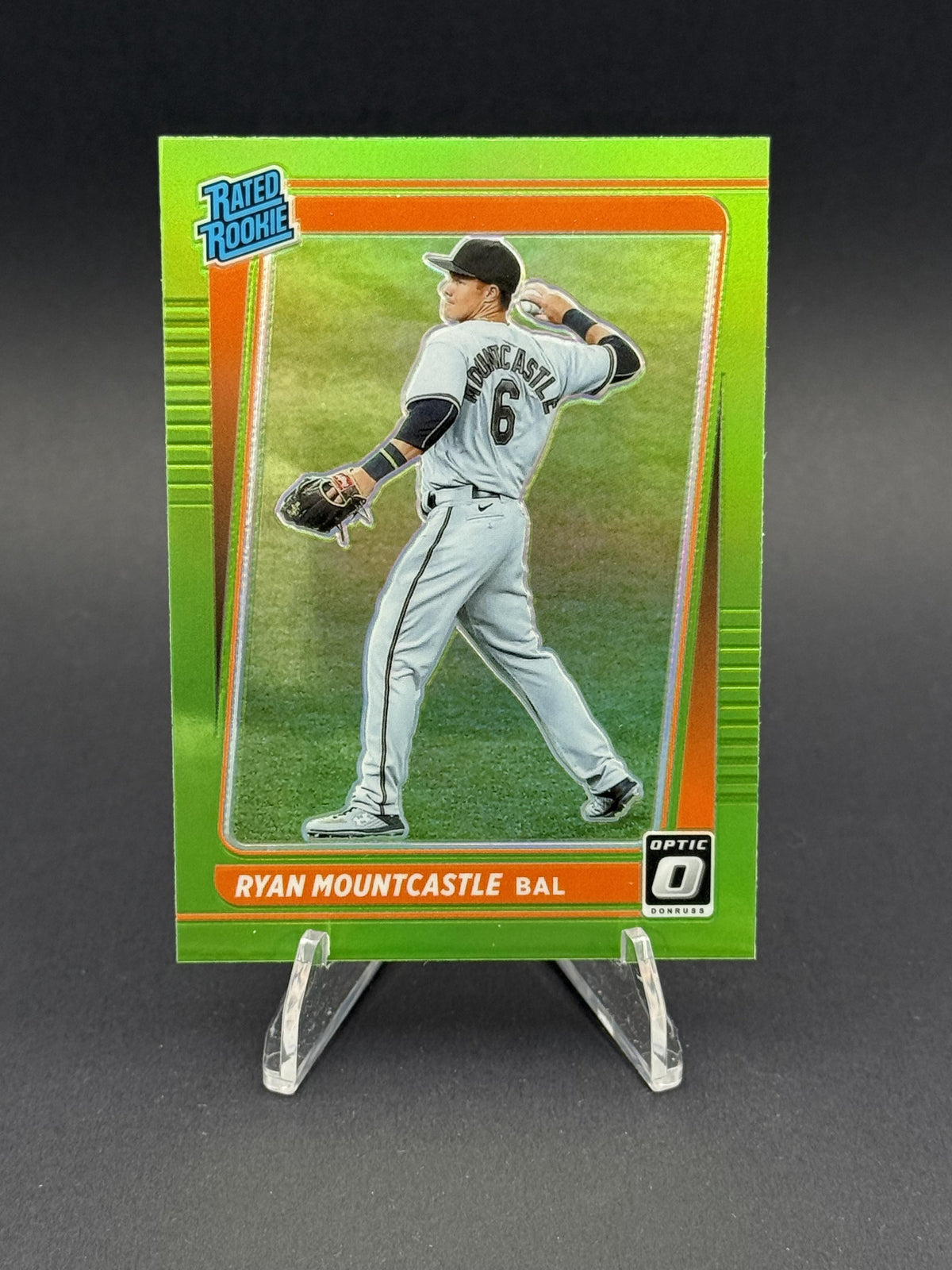 2021 Donruss Optic #59 Ryan Mountcastle Lime Green (RC)