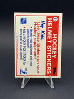 1985-86 Topps #31 Boston Bruins Stickers Logo top