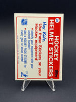 1985-86 Topps #28d St. Louis Blues Stickers Logo bottom