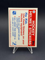 1985-86 Topps #29c Minnesota North Stars Stickers Logo bottom