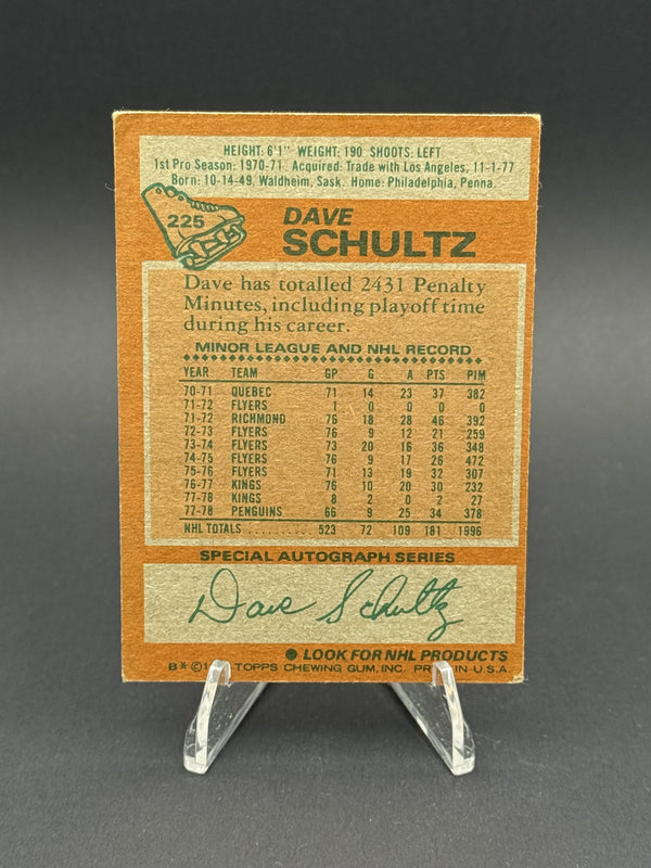 1978-79 Topps #225 Dave Schultz