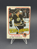 1981-82 O-Pee-Chee #72 Al Secord