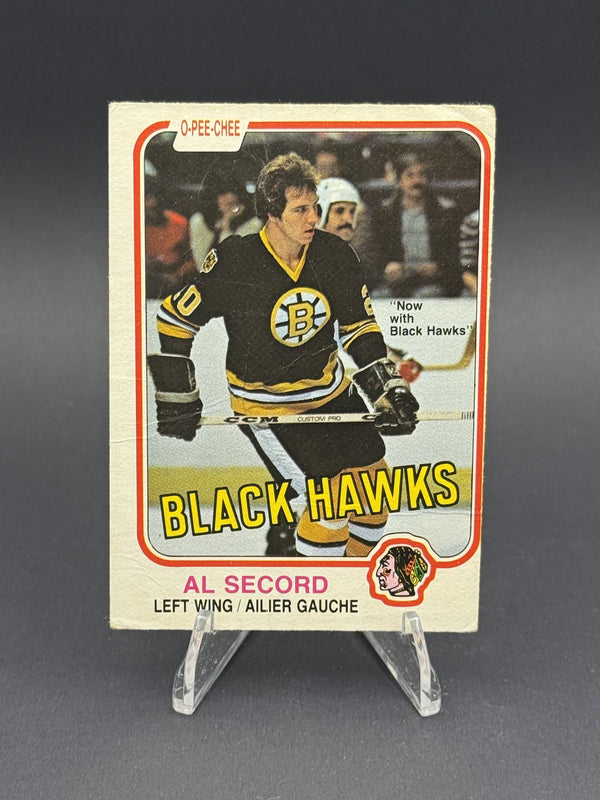 1981-82 O-Pee-Chee #72 Al Secord