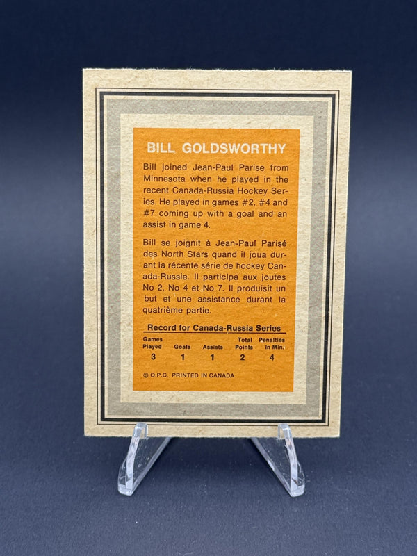 1972-73 O-Pee-Chee #NNO Bill Goldsworthy Team-Canada
