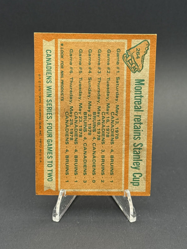 1978-79 Topps #264 Stanley Cup Finals