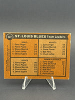 1975-76 O-Pee-Chee #327 St. Louis Blues Team Leaders