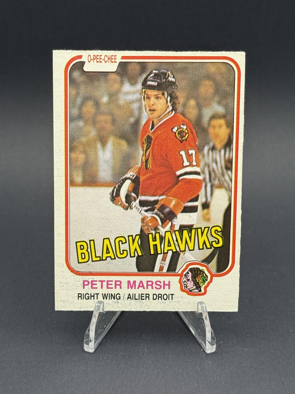 1981-82 O-Pee-Chee #71 Peter Marsh