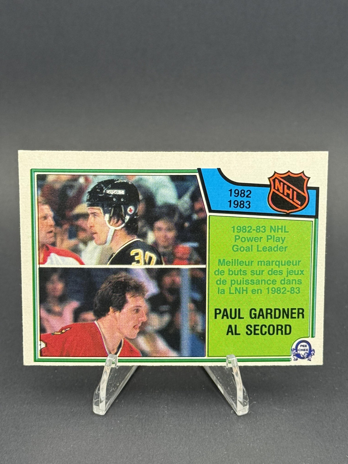 1983-84 O-Pee-Chee #219 Paul Gardner / Al Secord