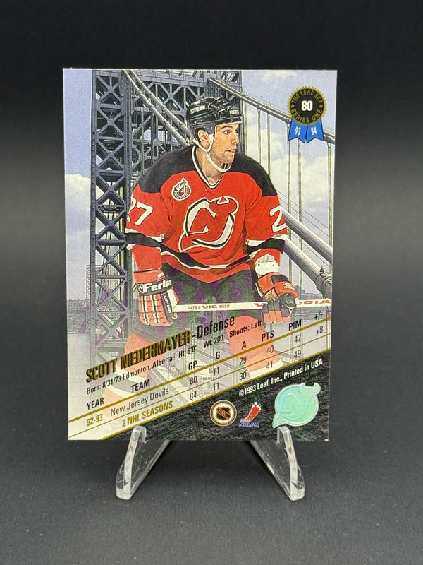 1993-94 Leaf #80 Scott Niedermayer