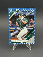 2019 Donruss #192b Matt Chapman Independence Day :