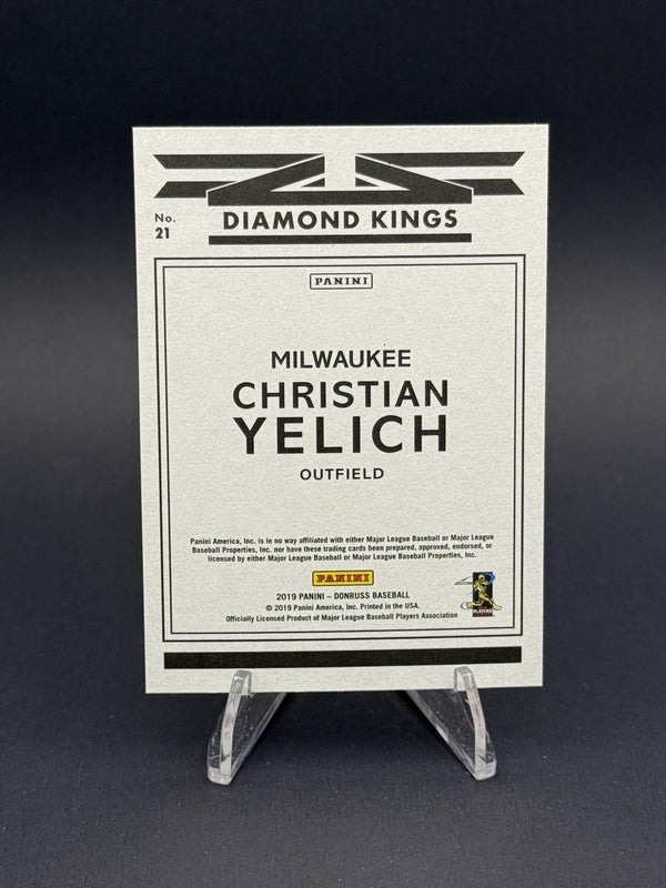 2019 Donruss #21 Christian Yelich Independence Day