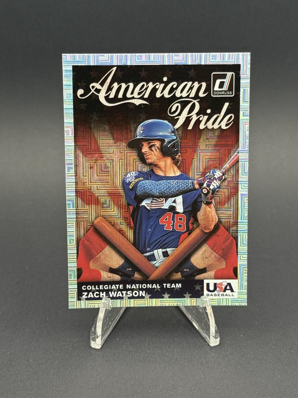 2019 Donruss #AP24 Zach Watson American Pride Vector