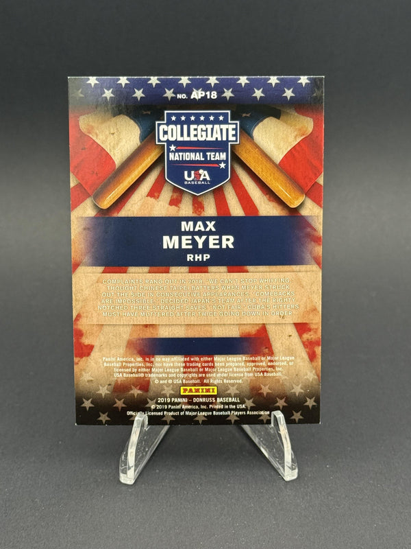 2019 Donruss #AP18 Max Meyer American Pride Diamond