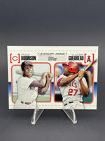 2010 Topps #LL22 Frank Robinson / Vladimir Guerrero Legendary Lineage