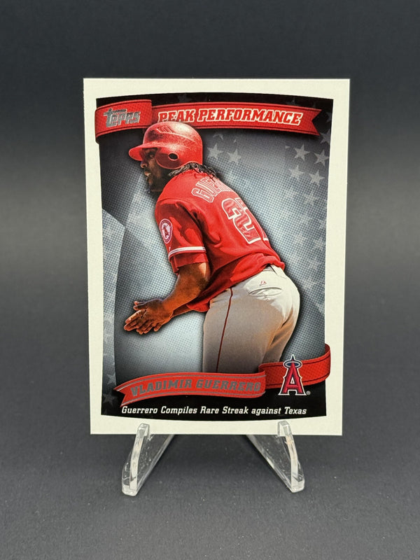 2010 Topps #PP-16 Vladimir Guerrero Peak Performance