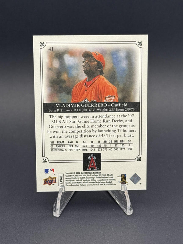 2008 Upper Deck Masterpieces #41 Vladimir Guerrero