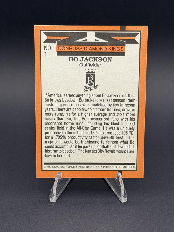 1990 Donruss #1 Bo Jackson