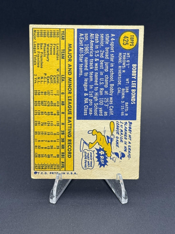 1970 Topps #425 Bobby Bonds