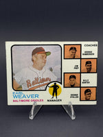 1973 Topps #136b Orioles Field Leaders : Pail Brown BG