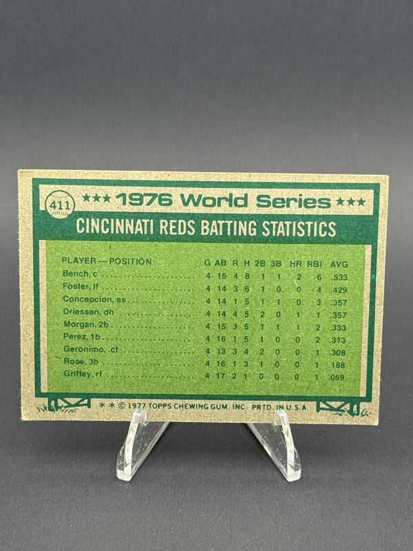 1977 Topps #411 Morgan/Bench